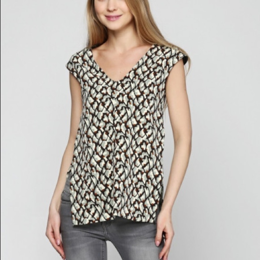[Zara] Printed Blouse